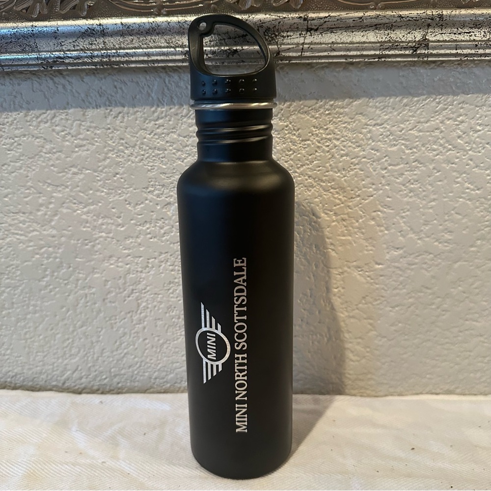 Mini North Scottsdale Black Water Bottle